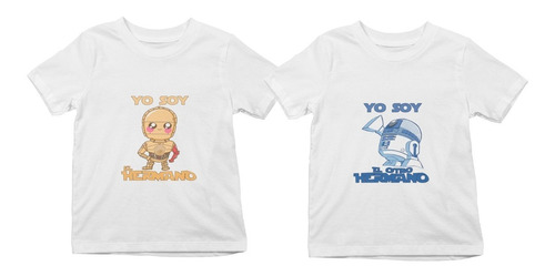 Paquete De 2 Playeras Personalizadas  Hermanos Mayor  | Anli