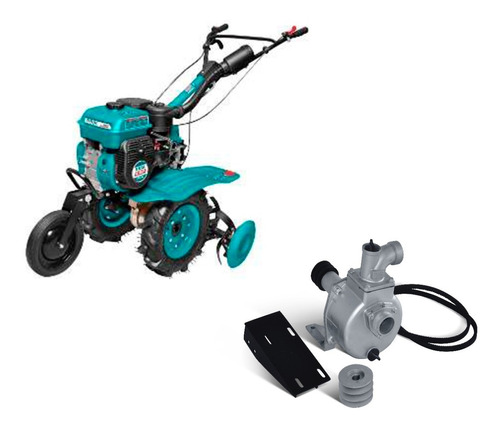 Motocultivador Total 6.5hp Rotovator + Acc Bomba Desagote