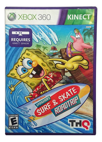 Nickelodeon Spongebob Surf Skate Trip Xbox 360