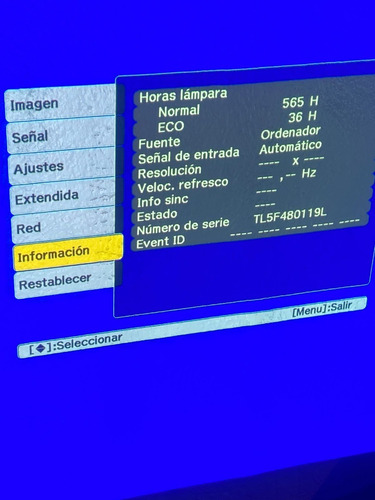 Proyector Epson Powerlite 4855wu Wuxga 3lcd (Reacondicionado)
