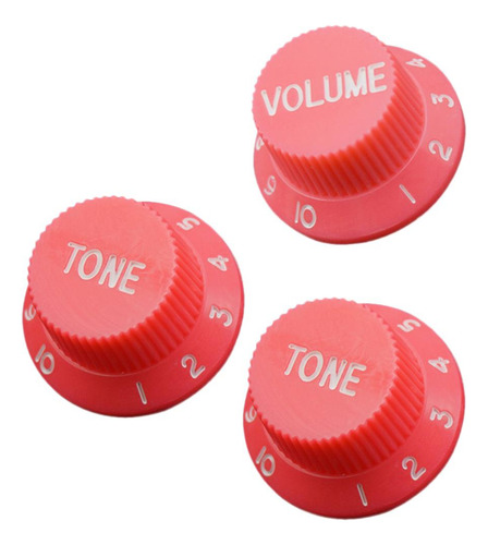 1 Y 2 Botones De Interruptor De Control De Tono Para Rosado