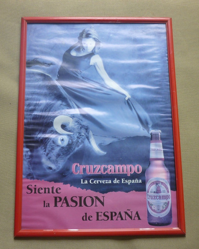 Cartel / Afiche Cerveza Cruz Campo