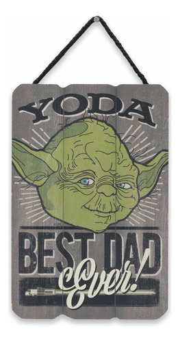 Open Road Brands Star Wars Yoda Best Dad Ever - Decoración.