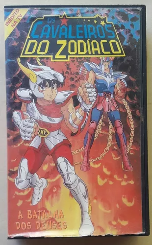 Os Cavaleiros do Zodíaco - A Batalha dos Deuses (Dublado)(VHS)(Usado)