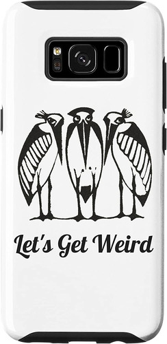 Galaxy S8 Lets Be Weird Bizarre Marabou Stork Bird Art Tripp