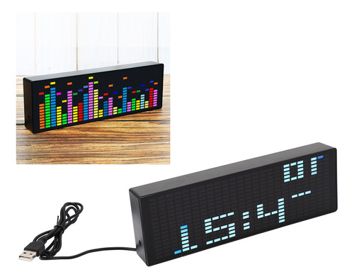 Analizador De Espectro Musical: 384 Led Rgb, 20 Dinámicos