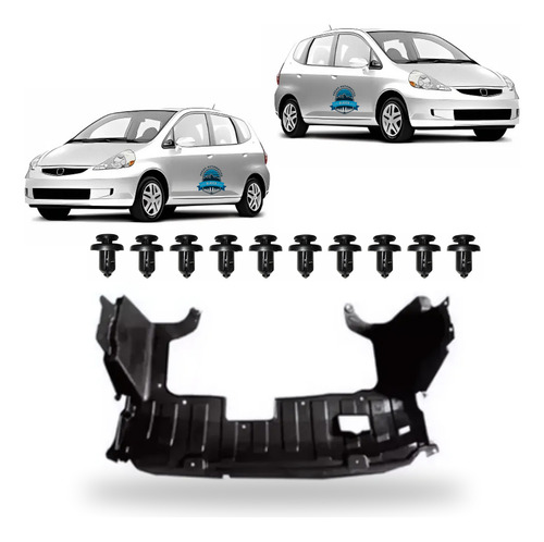 Protetor Inferior Defletor Honda Fit 2003 2004 A 2008 Novo