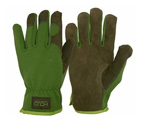 Hombres Mujeres Guantes De Jardinería De Cuero, Guantes De T