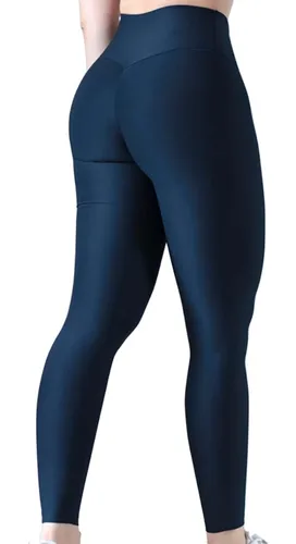 Leggins Gala Sports Básico Azul Marino Push Up Levanta Pompa