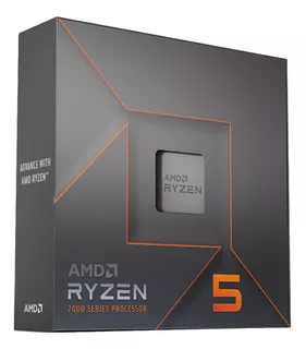 Procesador gamer AMD Ryzen 5 7600X 100-100000593WOF de 6 núcleos y 5.3GHz de frecuencia con gráfica integrada