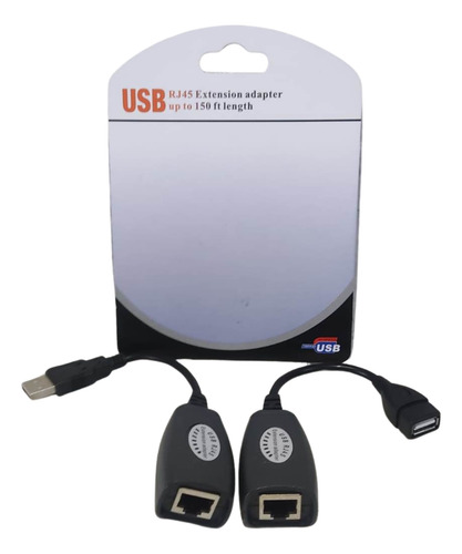 Extensión Usb A Rj45 Utp Ethernet Adaptador Lan 50 Metros