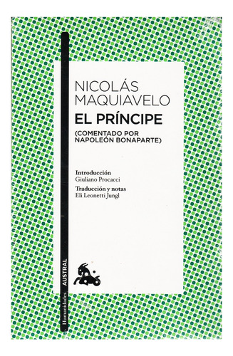 Libro El Principe - Nicolás Maquiavelo - Original