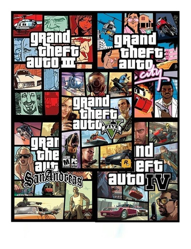 Juegos Grand Theft Auto En Usb (gta) (para Pc) (128gb)