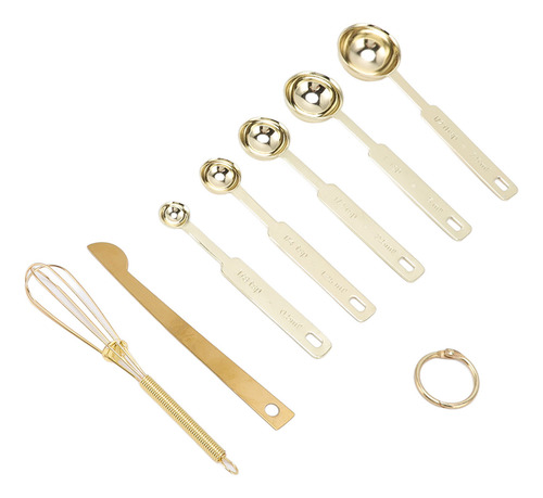 Cucharas Medidoras De Cocina 7 En 1 De Acero Inoxidable Apil