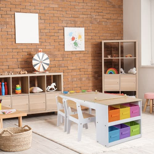 Milliard Juo De Mesa De Arte 2 En 1 Para Niños Y Caballete D
