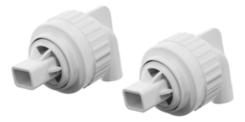 2 Conectores De Boquilla De De Pato Para , Blanco