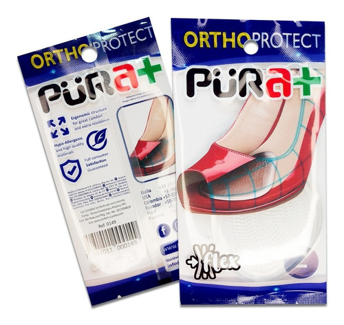 Plantillas Tacones Punteras Ortopédica Zapato (1 Par) Pura+