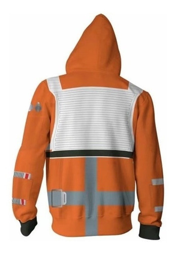 Star Wars Luke Skywalker X-wing Pilot Zip Sudadera Para Homb