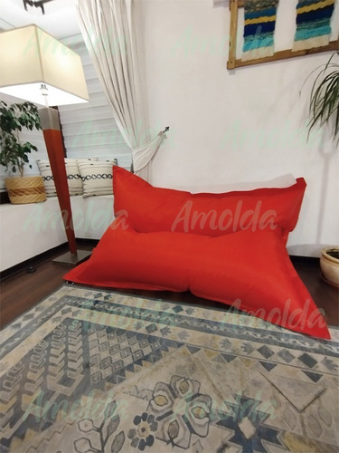 Imagen 2 de 10 de Pouf Cojin Gigante 140x180 Cms Solo Usamos Perlas!
