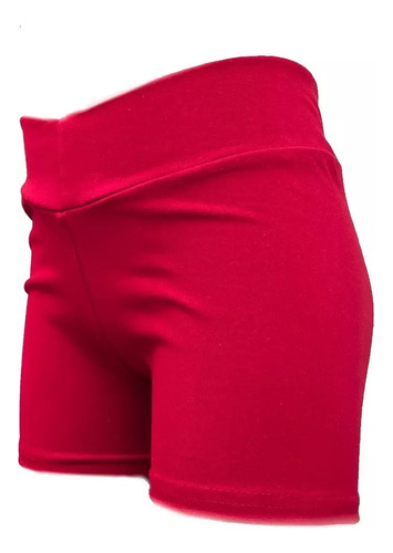 Short De Algodón Niñas Licra Deportiva Escolar Bajo Falda