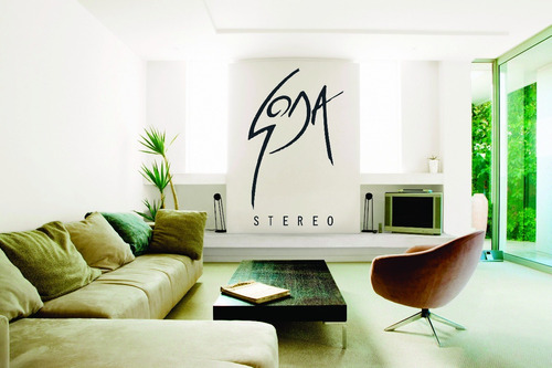 Vinilo Decorativo Soda Stereo 60x 35 / 45 X 45 Y 130 X 16