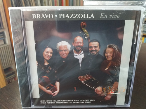 Cd Roberto Bravo  Piazzola En Vivo