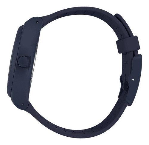 Reloj Swatch Waktu51 So30n400 Correa Azul Bisel Azul Fondo Azul
