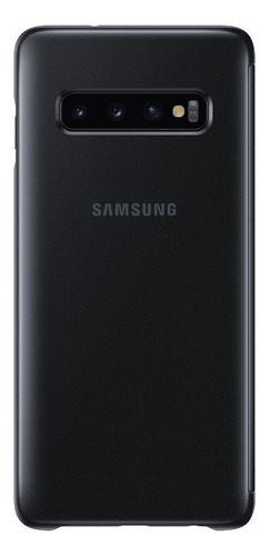 Samsung Case S-view Flip Cover Para Galaxy S10 Plus Negro
