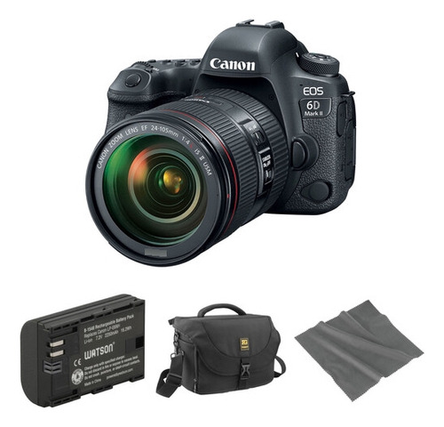 Kit Canon Eos 6d Mark Ii Dslr Con Lente 24-105mm Y Accesori