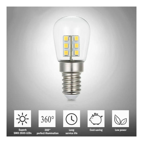10 Uds E14 Led Mini 3w Refrigerador/refrigerador Bombilla