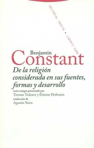 Libro De La Religión Considerada En Sus Fuentes, Formas Y D