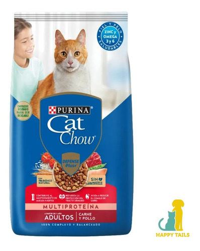 Cat Chow Adulto Carne X 15 Kg - Happy Tails