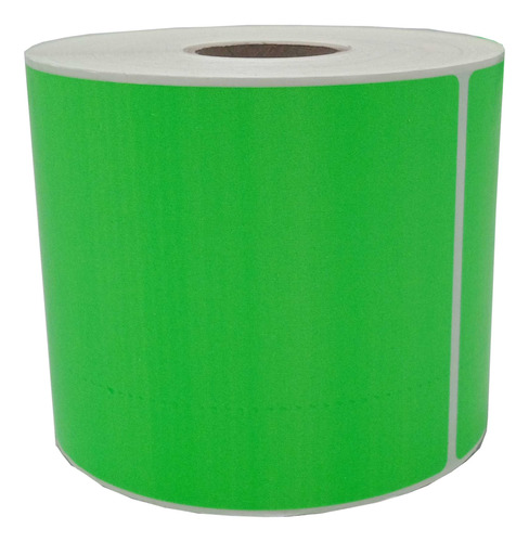 Etiqueta Verde 102x152mm (4x6) Rollo 500 Zebra Sato Tec