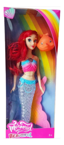 Muñeca Sirenita Ariel Con Sonido