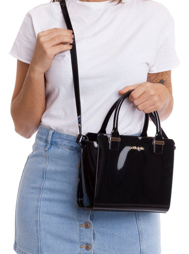 Bolsa Love Ii Petite Jolie Preto