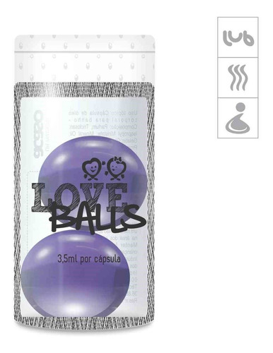 Bolinha Aromatizada Love Balls 2un - Lilás