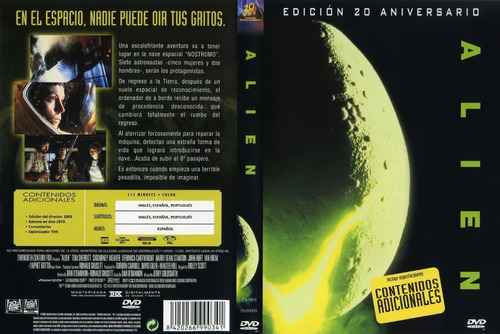 Alien, El Octavo Pasajero (1979) - Ridley Scott Dvd