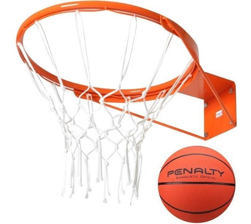 Aro De Basquete Reforçado Com Bola De Basquete Marca Penalt.