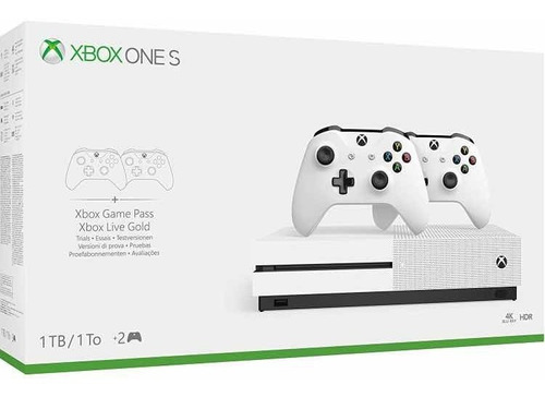 Xbox One S 1tb + 2 Controles Inalámbricos Envío Gratis