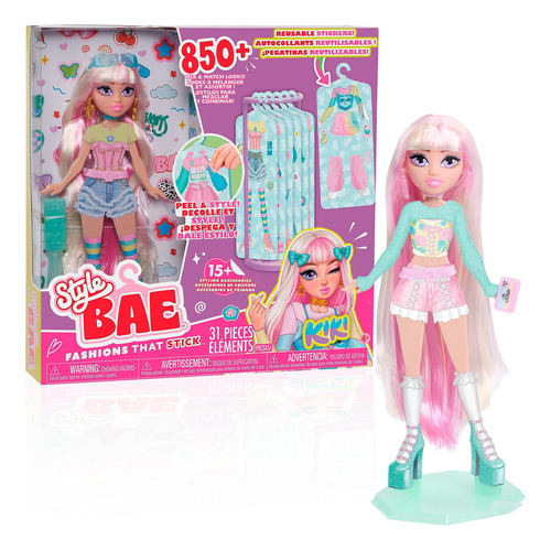 Style Bae Muñeca Para Peinar Kiki - Muñeca Y Accesorios D