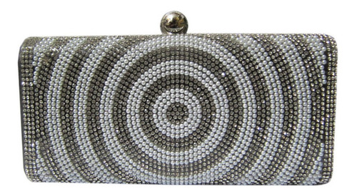 Cartera Fiesta Clutch Onda Negro Oferta