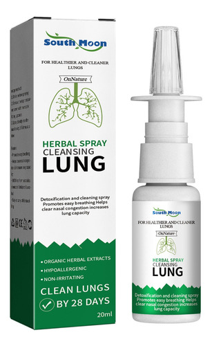 X Spray Nasal Para Limpiar Y Reparar Los Pulmones A Base De