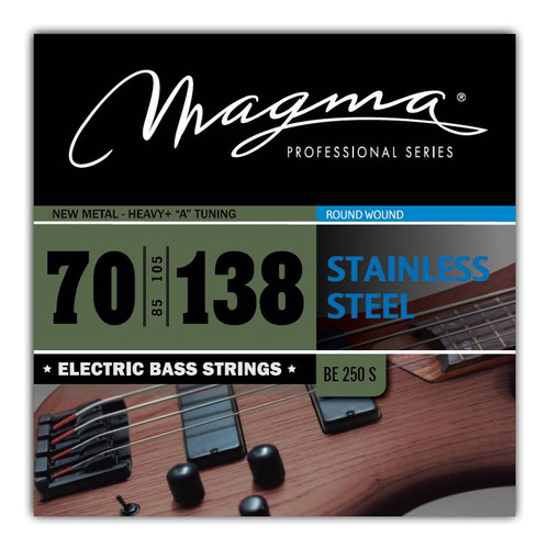 Encordado Magma Bajo Stainless Steel 70-138 N.metal H Be250s