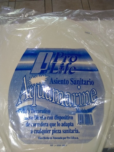 Imagen 8 de 8 de Tapa O Asiento Sanitario Aquamarine Prolife