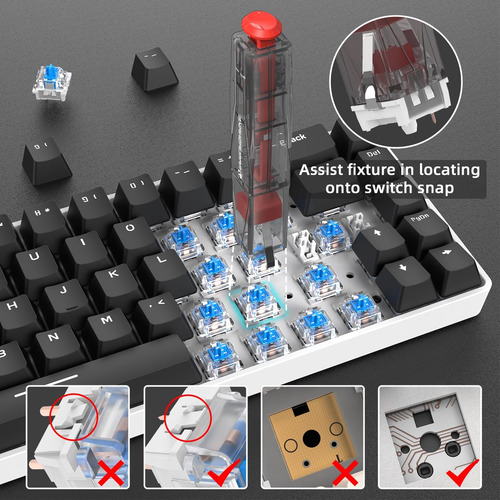 Magic-refiner 2-in-1 Teckcap Stracter Stracter Para Teclado