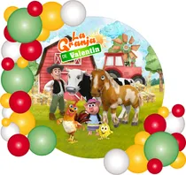 Comprar Fondo Banner Candy Bar Circular La Granja De Zenon 70x70cm