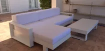 Comprar Juego Jardín Exterior Sillón Esquinero Madera Maciza
