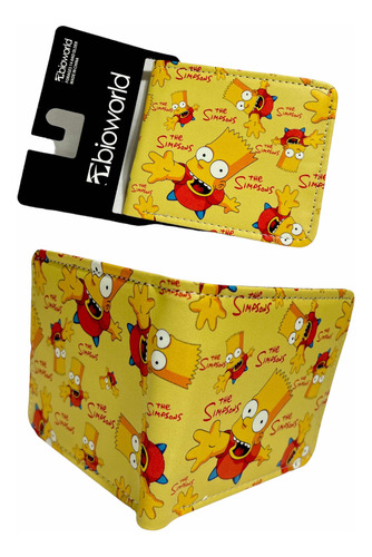 Billetera Los Simpsons Comic Bart Y Homero Television Serie!