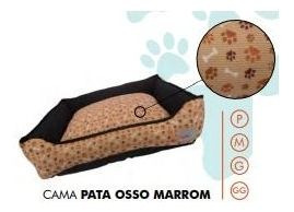 Cama Premium Pata Osso Marrom P