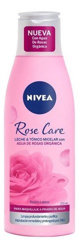 Nivea Rose Care Desmaquillante Leche Y Tónico Micelar 200ml